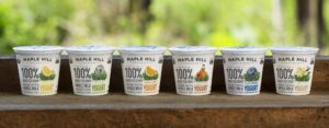 Best 100% grass-fed dairy creamery yogurt – Maple Hill Creamery cream on top