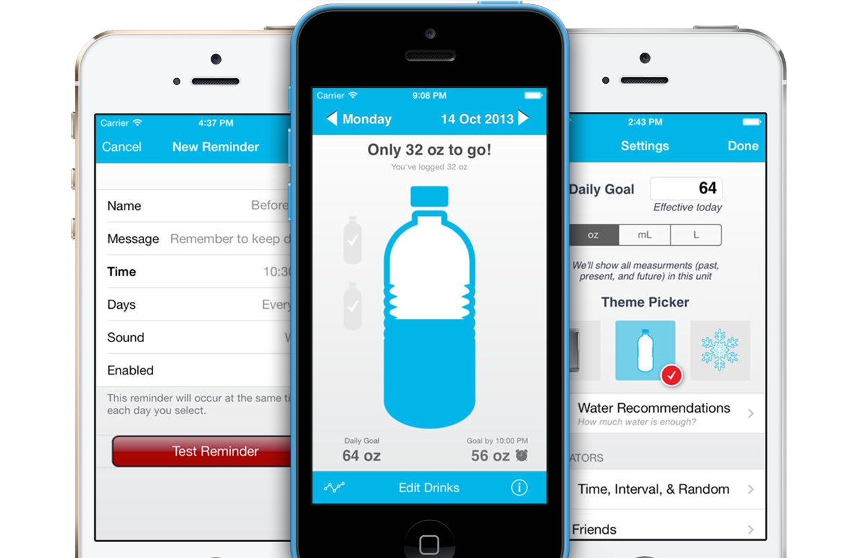 Keep track of your hydration with the Waterlogged app