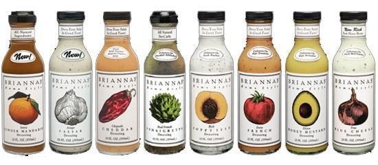 Best line of gluten-free salad dressings – Briannas