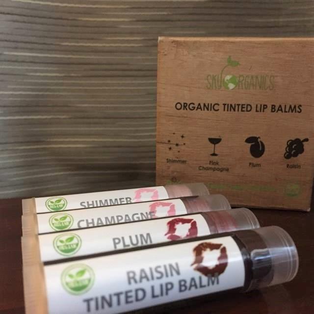 Sky Organics tinted lip balm