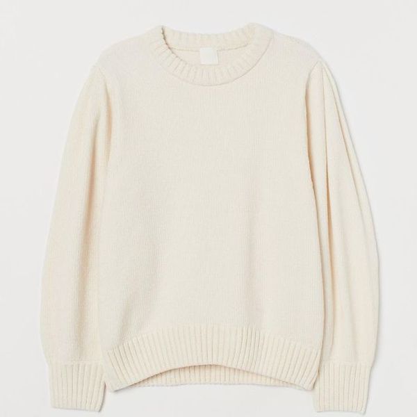 cream sweater