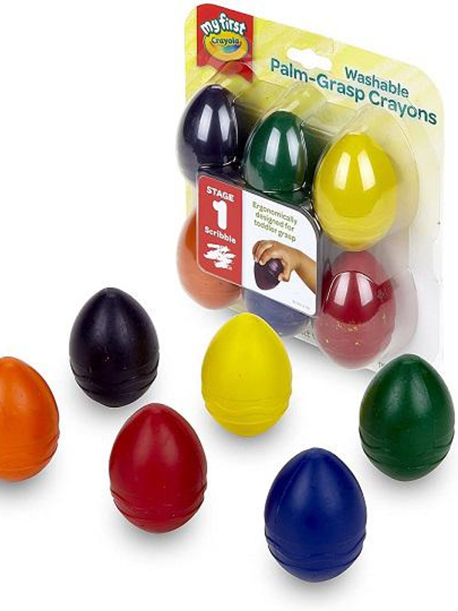 Crayola palm-grip crayons