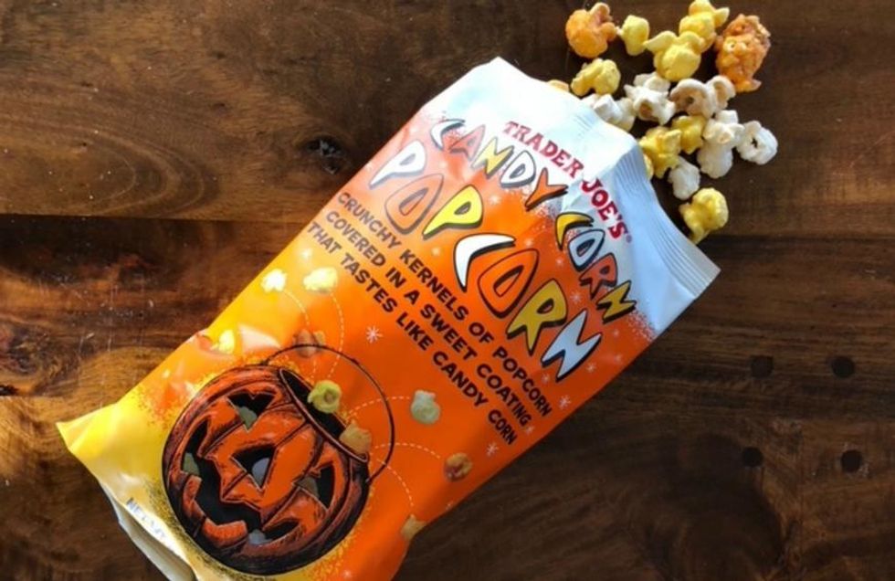 trader joes candy corn popcorn