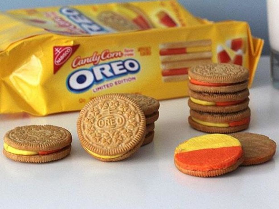 candy corn oreos